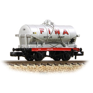 GRAHAM FARISH 373-658A 14T Tank Wagon 'Fina' Silver