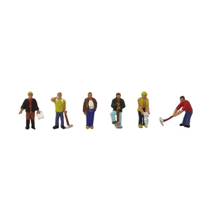 GRAHAM FARISH 379-302 CONSTRUCTION WORKERS   N SCALE FIGURES
