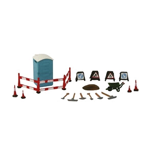GRAHAM FARISH 379-308 BUILDING SITE DETAILS AND TOOLS  N SCALE FIGURES