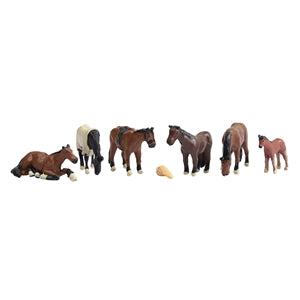 GRAHAM FARISH 379-340 HORSES  N SCALE FIGURES