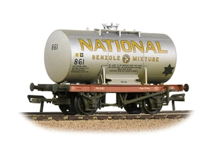 BACHMANN 38-778A 14 TON ANCHOR MOUNTED TANK WAGON NATIONAL BENZOLE WEATHERED