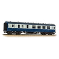 BACHMANN 39-462 LMS 57FT PORTHOLE COACH CORRIDOR BRAKE  SECOND BR BLUE & GREY