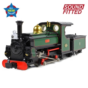 BACHMANN 391-130SF  Mainline Hunslet 0-4-0STT ‘Linda’ Ffestiniog Railway Green OO9 SCALE LOCO SOUND FITTED