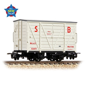 BACHMANN 393-127 RNAD Van Statfold Barn Railway White 'MICA B'  OO9 SCALE