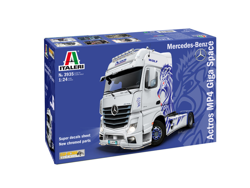 ITALERI 3935 MERCEDES BENZ ACTROS MP4 GIGA SPACE 1/24 SCALE
