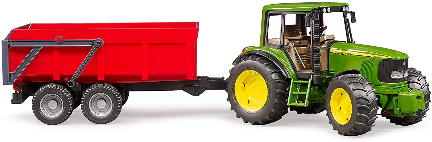 BRUDER 2057 JOHN DEERE 6920 TRACTOR WITH TIPPING TRAILER