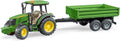 BRUDER 2108 JOHN DEERE 5115m TRACTOR & TIPPING TRAILER