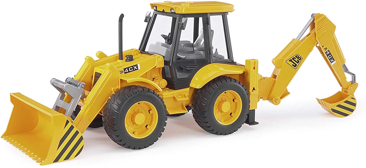 BRUDER 2428 JCB 4CX Backhoe Loader Digger