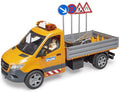 BRUDER 2677 MERCEDES BENZ SPRINTER MUNICIPAL WITH DRIVER LIGHTS AND SOUNDS
