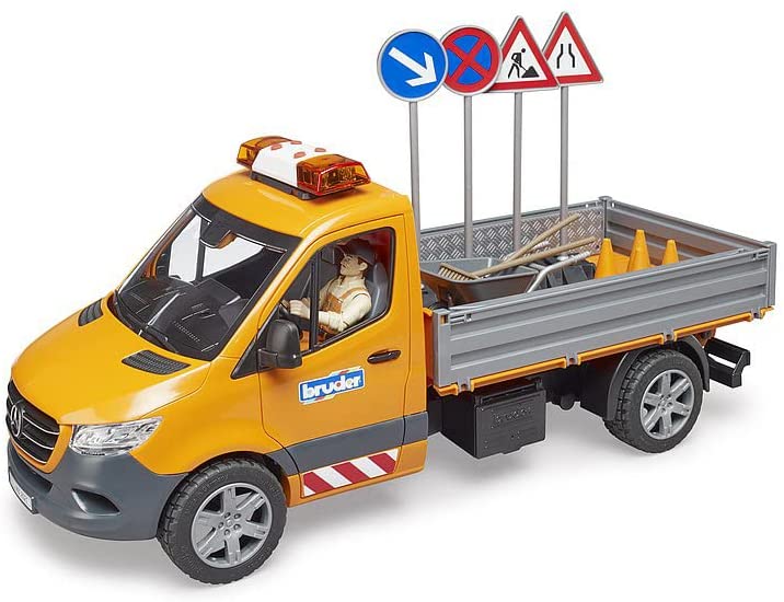 BRUDER 2677 MERCEDES BENZ SPRINTER MUNICIPAL WITH DRIVER LIGHTS AND SOUNDS