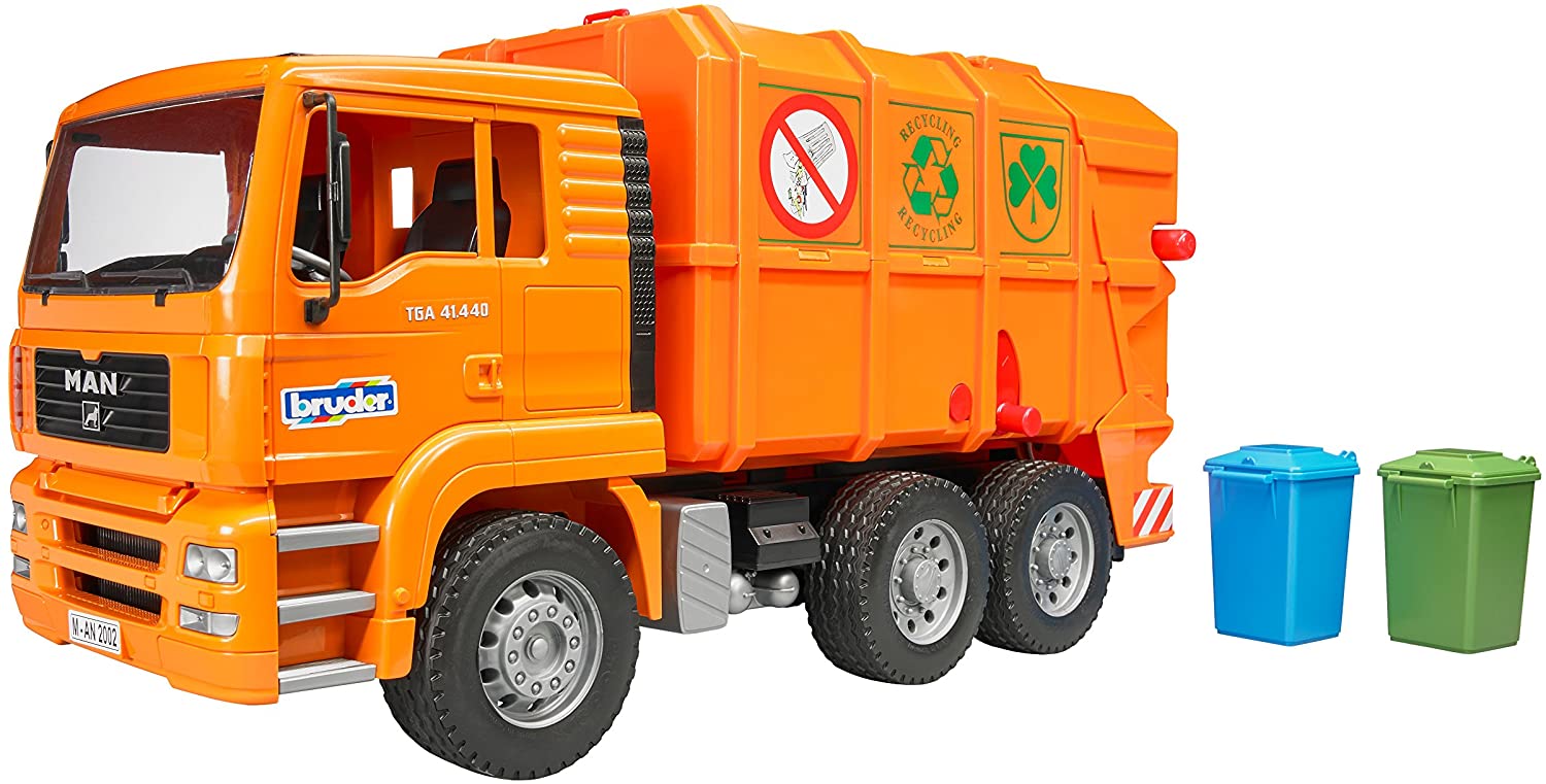 BRUDER 2760 Man Refuse Bin Lorry