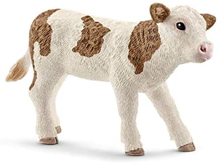 SCHLEICH  13802 FARM LIFE SIMMENTAL CALF