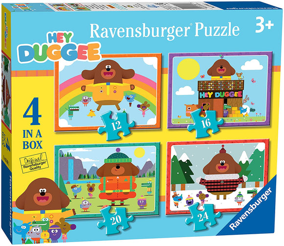 RAVENSBURGER 3061 HEY DUGGEE 4 IN A BOX PUZZLE