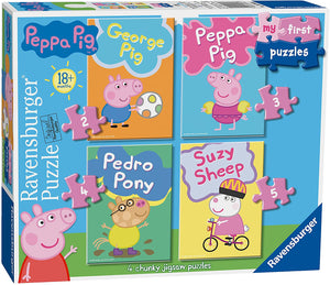RAVENSBURGER 6960 Peppa Pig My First Puzzles (2 3 4 5pc)