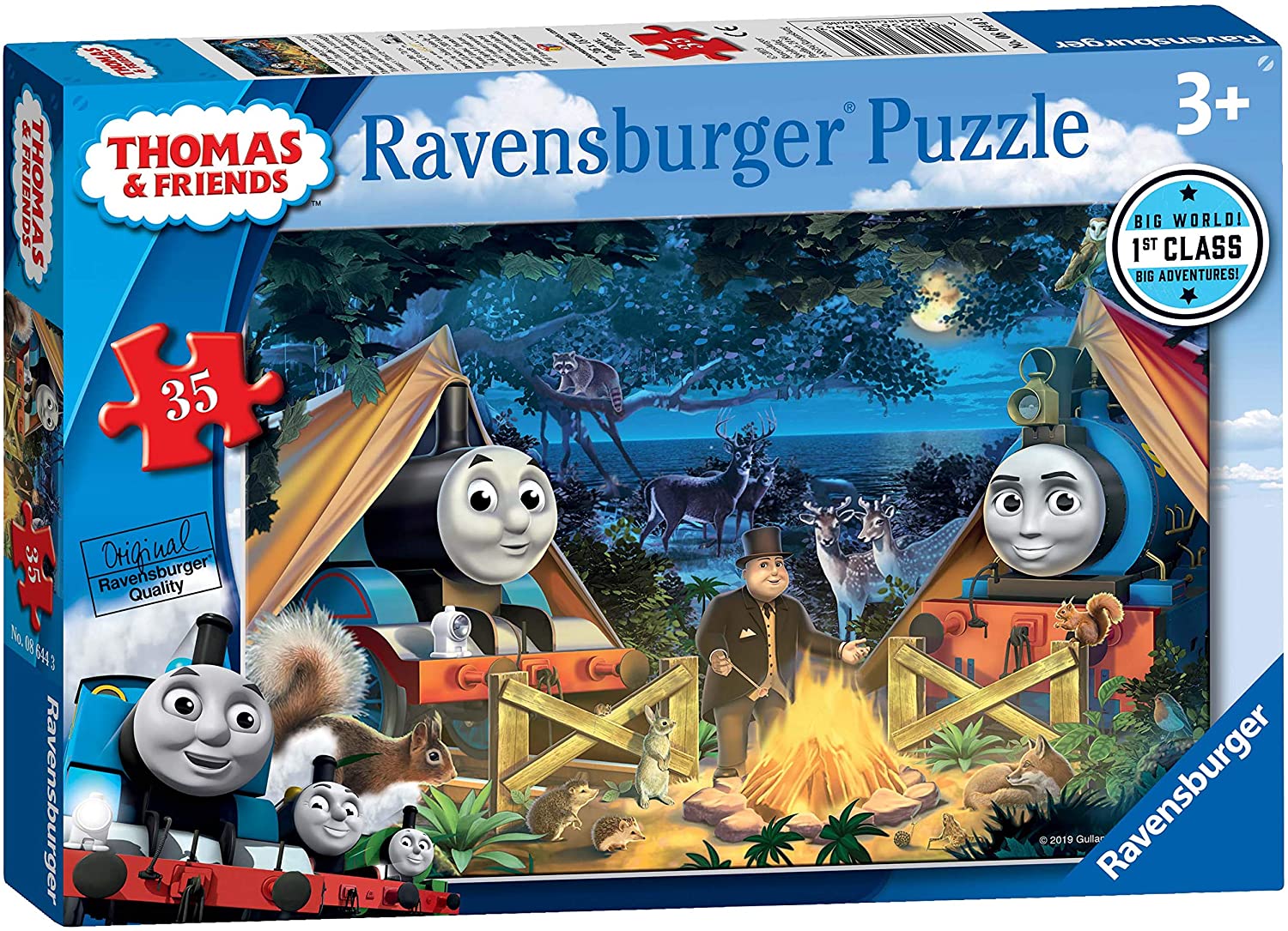 RAVENSBURGER 8644 THOMAS AND FRIENDS BIG WORLD ADVENTURES 35 PIECE PUZZLE