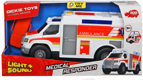 DICKIES TOYS 6002 MEDICAL RESPONDER WITH LIGHTS AND SOUNDS