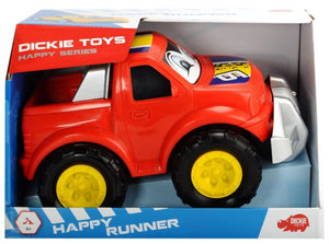 DICKIE TOYS 20 381 4017 RED TRUCK HAPPY RUNNER 4 X 4