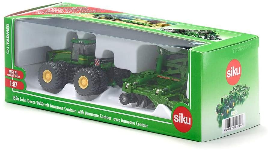 SIKU 1856 JOHN DEERE 9630 W/AMAZONE CULTIVATOR 1:87 SCALE