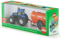 SIKU 1945 NEW HOLLAND TRACTOR WITH SINGLE AXLE VACUUM TANKER 1:50 SCALE