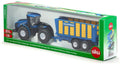 SIKU 1947 NEW HOLLAND TRACTOR WITH SILAGE TRAILER 1:50 SCALE