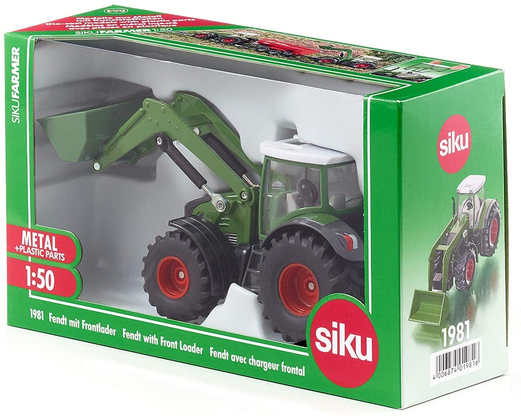 SIKU 1981 FENDT WITH FRONT LOADER 1:50 SCALE