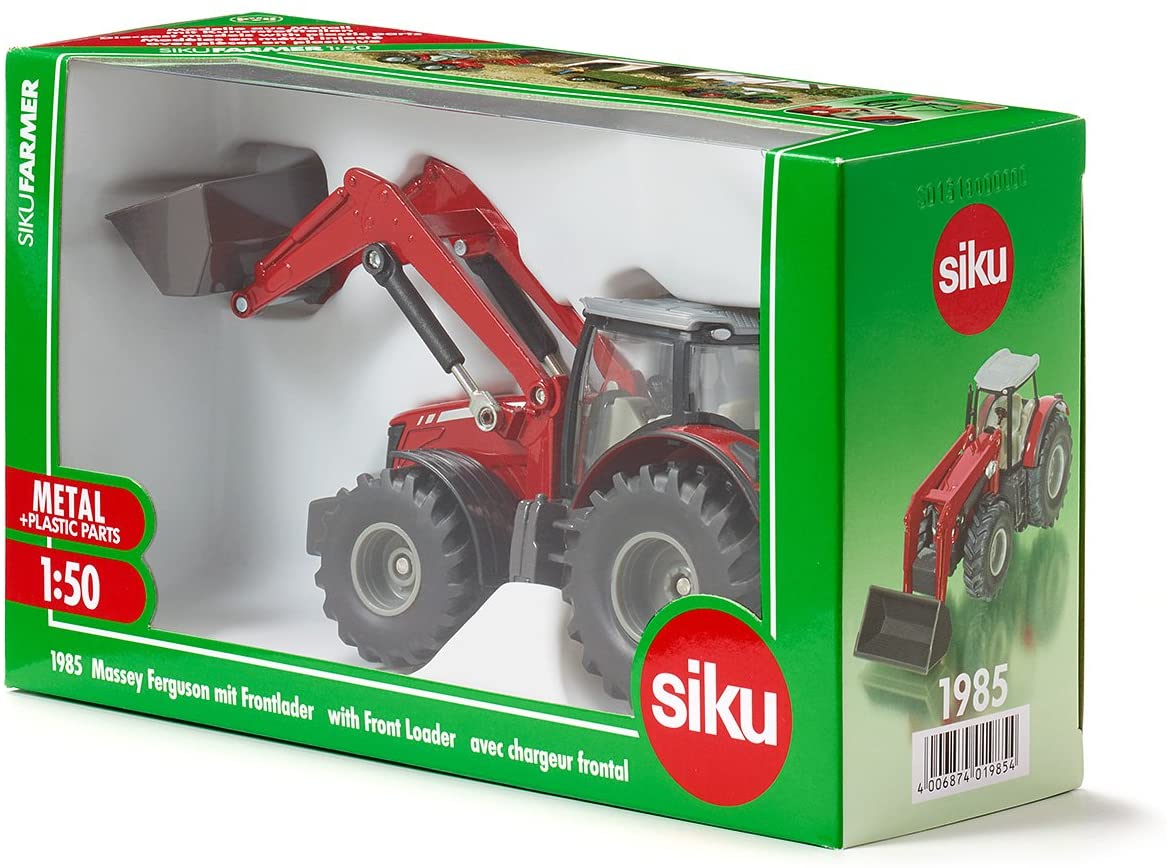 SIKU 1985 MASSEY FERGUSON WITH FRONT LOADER 1:50 SCALE