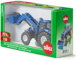 SIKU 1986 NEW HOLLAND T7070 TRACTOR WITH FRONT LOADER 1:50 SCALE
