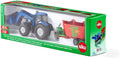 SIKU 1988 NEW HOLLAND WITH FRONT LOADER & STRAUTMANN FODDER MIXER 1:50 SCALE