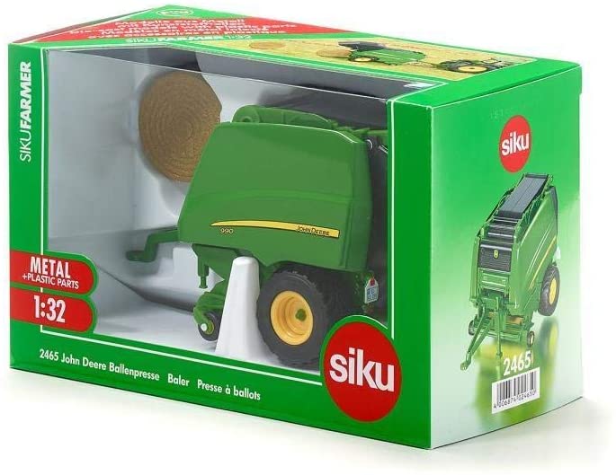 SIKU 2465 JOHN DEERE ROUND BALER 1:32 SCALE