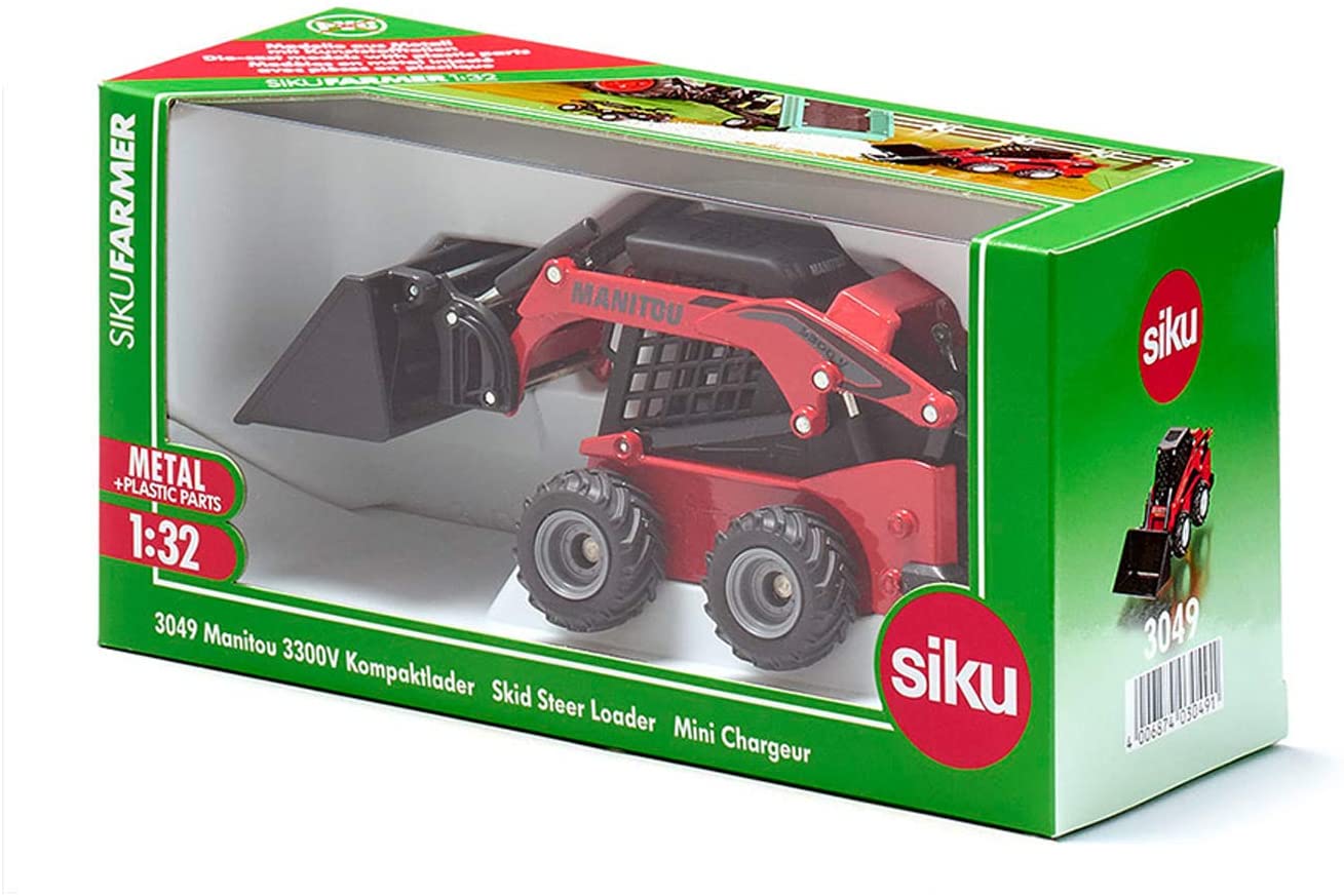 SIKU 3049 MANITOU 3300V SKID STEER LOADER 1:32 SCALE