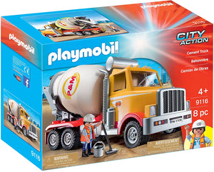 PLAYMOBIL 9116 CITY ACTION CEMENT TRUCK