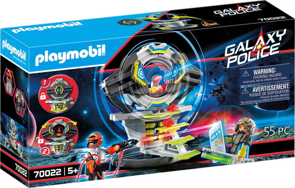 PLAYMOBIL 70022 GALAXY POLICE SAFE WITH CODE