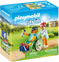 PLAYMOBIL 70193 CITY LIFE WHEELCHAIR PATIENT