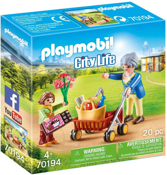 PLAYMOBIL 70194 CITY LIFE GRANDMOTHER WITH CHILD