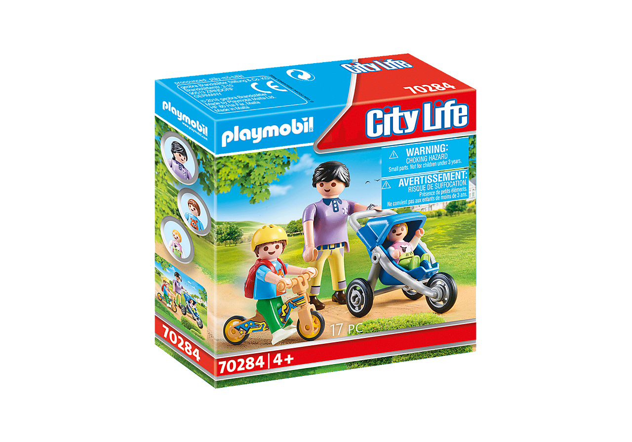 PLAYMOBIL 70284 CITY LIFE MOTHER WITH CHILDREN