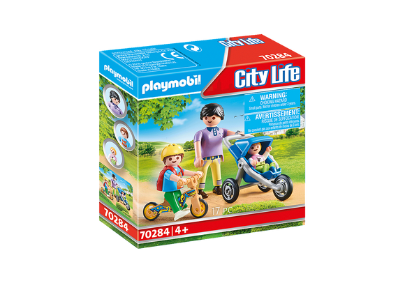 PLAYMOBIL 70284 CITY LIFE MOTHER WITH CHILDREN