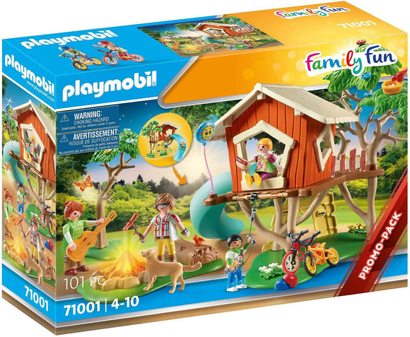 PLAYMOBIL 71001 FAMILY FUN ADVENTURE TREEHOUSE WITH SLIDE