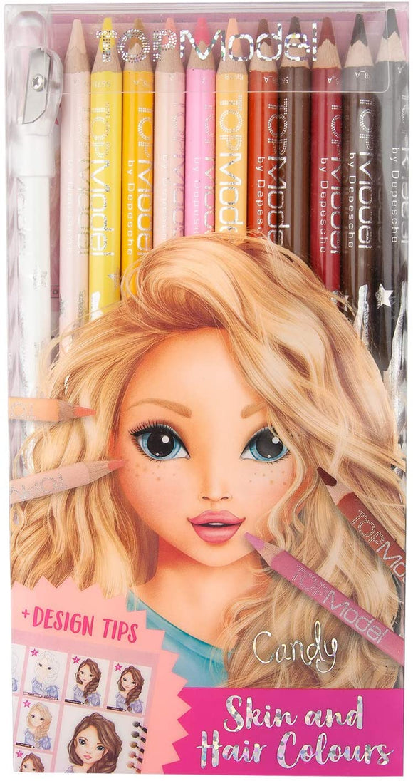 TOP MODEL 5678 SKIN AND HAIR COLOURED PENCILS