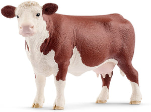 SCHLEICH  13867 FARM LIFE HEREFORD COW