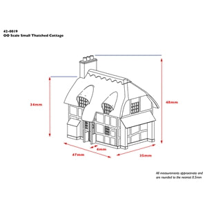 GRAHAM FARISH  SCENECRAFT 42-0019 THATCHED COTTAGE