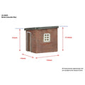 GRAHAM FARISH  SCENECRAFT 42-0025 Brick Lineside Hut