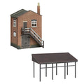 GRAHAM FARISH  SCENECRAFT 42-0088 INDUSTRIAL STORE AND CANOPY