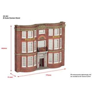 GRAHAM FARISH  SCENECRAFT 42-261 Low Relief Station Hotel