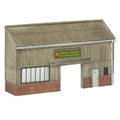 GRAHAM FARISH  SCENECRAFT 42-269 LOW RELIEF CEMENT BOARDED WAREHOUSE N GAUGE