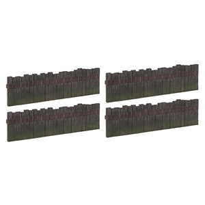 GRAHAM FARISH 42-595 SLEEPER BUILT FENCING X 2 N GAUGE