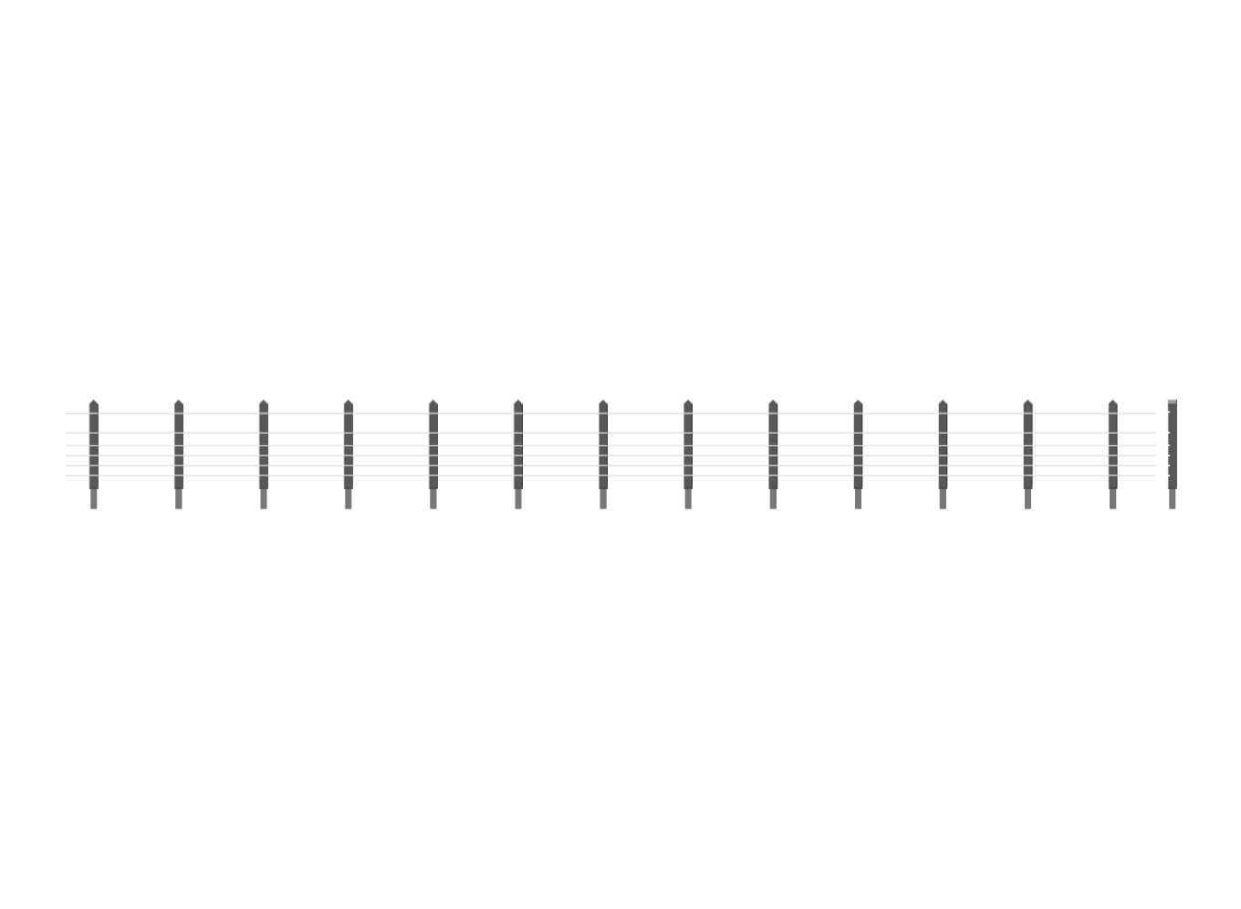 PECO RATIO 423 GWR WIRE LINESIDE FENCING 00 SCALE