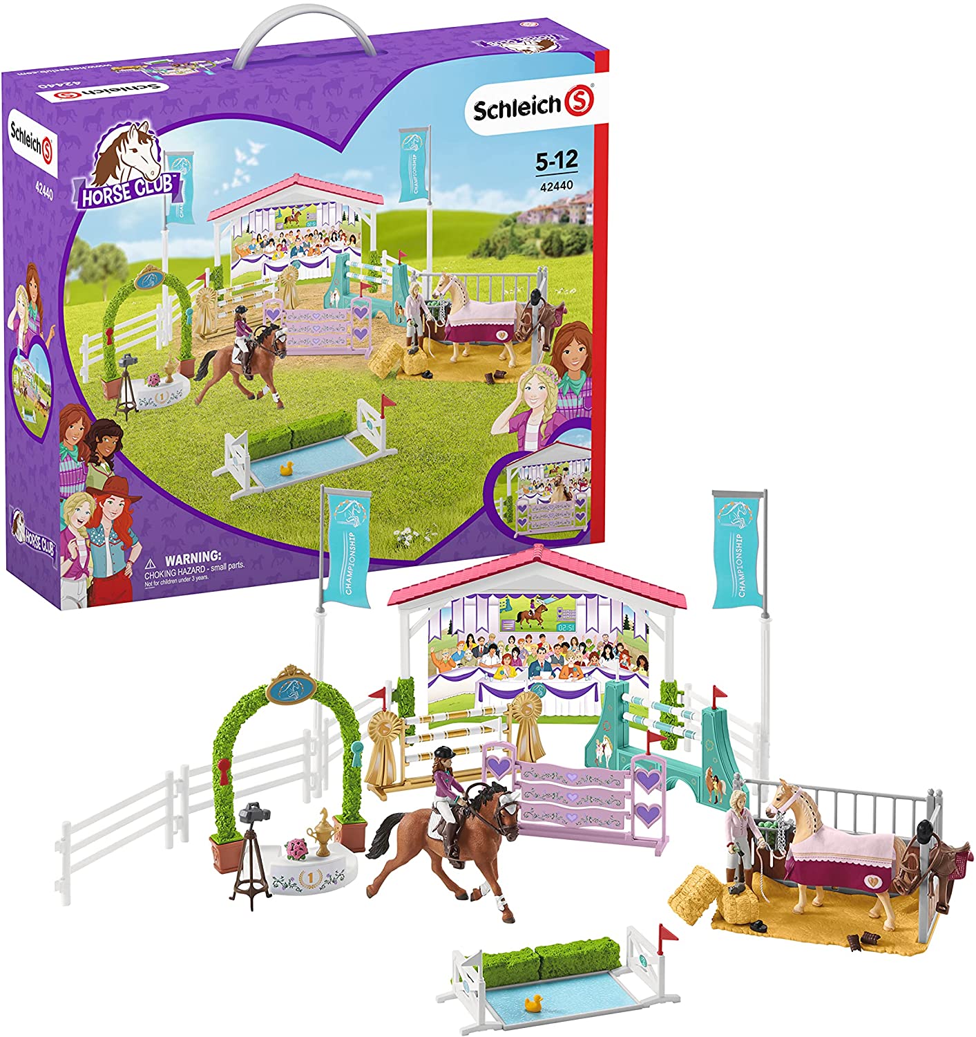SCHLEICH 42440 HORSE CLUB HORSE CLUB FRIENDSHIP HORSE TOURNAMENT