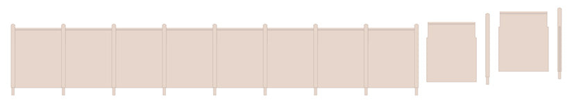 PECO RATIO 429 SR CONCRETE PANEL FENCING