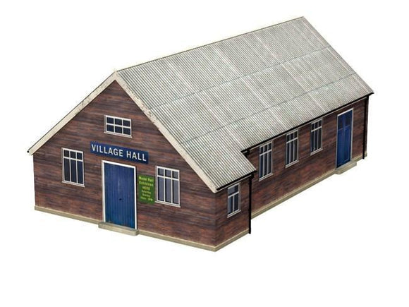 SCENECRAFT 44-0006 WOODEN VILLAGE HALL