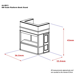 BACHMANN 44-0012 PLATFORM BOOK STAND